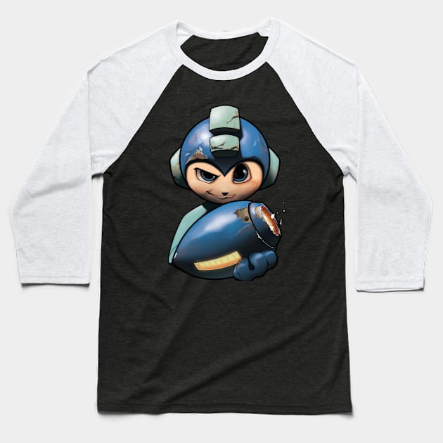 Megaman Baseball T-Shirt by JorgeChiliVargas
